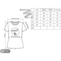 Damen Rundhals T-Shirt Basic "Hannes Camper" heather grey