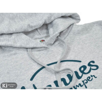 Damen Hoodie Basic "Hannes Camper" heather grey