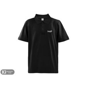 Herren Poloshirt BASIC "Hannes Camper" black