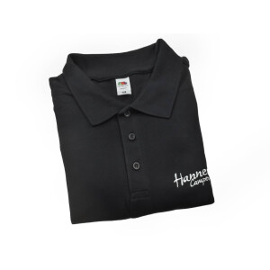 Herren Poloshirt BASIC "Hannes Camper" black