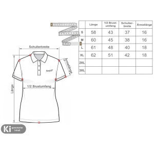Damen Poloshirt BASIC "Hannes Camper" black