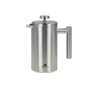 French Press Edelstahl – Robuste Kaffeemaschine...