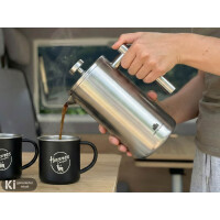 French Press Edelstahl – Robuste Kaffeemaschine für Camper & Vanlife
