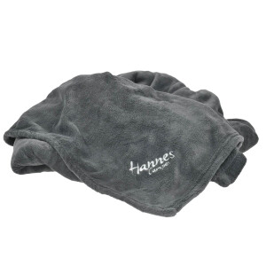 Kuscheldecke 130x180cm "Hannes Camper" grau