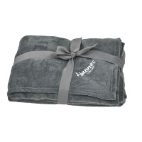 Kuscheldecke 130x180cm "Hannes Camper" grau
