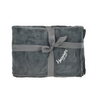 Kuscheldecke 130x180cm "Hannes Camper" grau