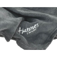 Kuscheldecke 130x180cm "Hannes Camper" grau