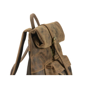 Rucksack "Summit" Vintage Leder antikbraun