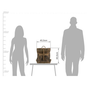 Rucksack "Summit" Vintage Leder antikbraun