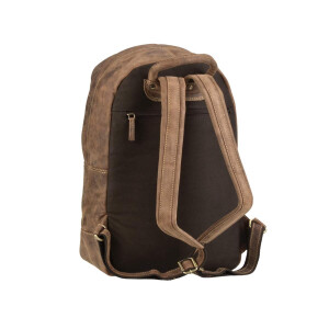 Rucksack "Mike" Vintage Leder antikbraun