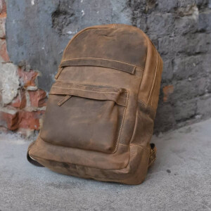 Rucksack "Mike" Vintage Leder antikbraun