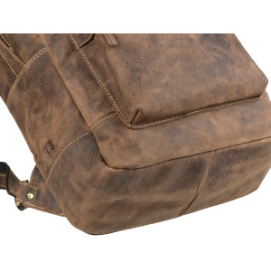 Rucksack "Mike" Vintage Leder antikbraun
