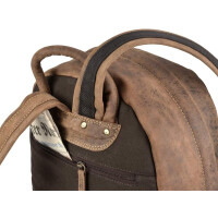 Rucksack "Mike" Vintage Leder antikbraun