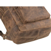 Rucksack "Mike" Vintage Leder antikbraun