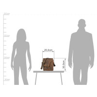 Umhängetasche "Ben" Vintage Leder antikbraun