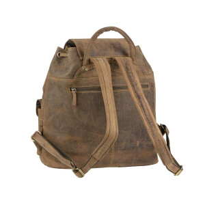 Rucksack "Tundra" Vintage Leder antikbraun