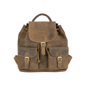 Rucksack "Tundra" Vintage Leder antikbraun
