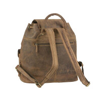 Rucksack "Tundra" Vintage Leder antikbraun