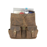 Rucksack "Tundra" Vintage Leder antikbraun
