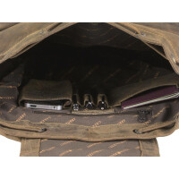 Rucksack "Tundra" Vintage Leder antikbraun