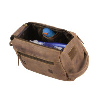 Kulturtasche "Ridge" Vintage Leder antikbraun
