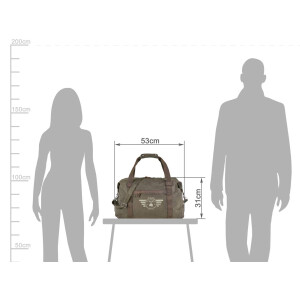 Reisetasche "Loxbridge" Aviator Canvas khaki